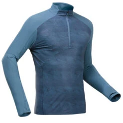 Quechua T-Shirt Manches Longues De Randonnée Anti-UV- Homme -MH550