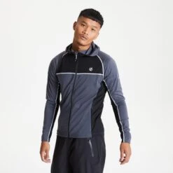 Dare 2b Veste Légère PERENNIAL Homme (Gris Foncé / Noir) -Regatta Boutique veste legere perennial homme gris fonce noir 2