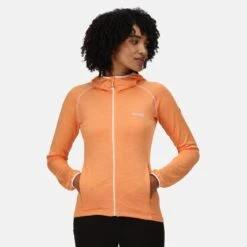 Regatta Yonder Sweat De Randonnée Zippé à Capuche Pour Femme - Orange -Regatta Boutique yonder sweat de randonnee zippe a capuche pour femme orange 4