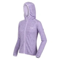 Regatta Yonder Sweat De Randonnée Zippé à Capuche Pour Femme - Violet